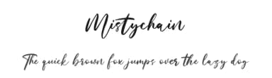 Mistychain by Maulana Creative — Script Handwritten Font — thumbnail 1