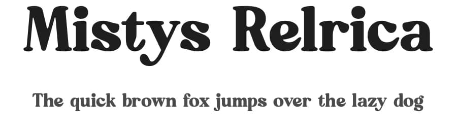 Mistys Relrica by Letterena Studios — Serif Font