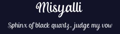 Misyalli by Teuku Muslyawan — Script Handwritten Font — thumbnail 2