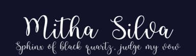 Mitha Silva by Sulthanstudio — Script Handwritten Font — thumbnail 2
