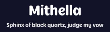 Mithella by Lafontype — Sans Serif Font — thumbnail 2