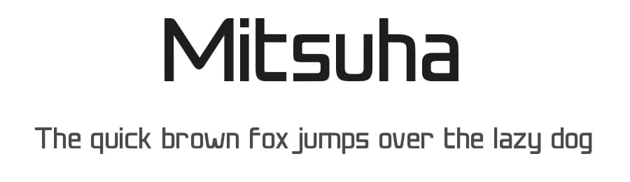 Mitsuha by Ahweproject — Sans Serif Font