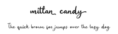 Mittan Candy by Attype Studio — Script Handwritten Font — thumbnail 1