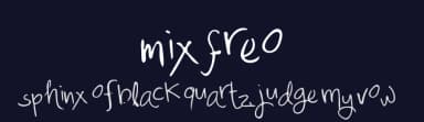 Mix Freo by Mix Fonts — Script Handwritten Font — thumbnail 2