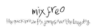Mix Freo by Mix Fonts — Script Handwritten Font — thumbnail 1
