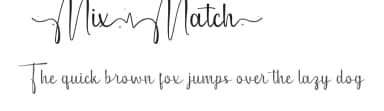 Mix Match by Noah Type — Script Handwritten Font — thumbnail 1