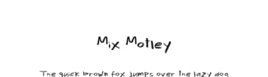 Mix Motley by Mix Fonts — Script Handwritten Font — thumbnail 1