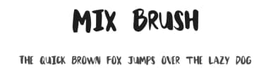 Mix Brush by Mix Fonts — Script Handwritten Font — thumbnail 1
