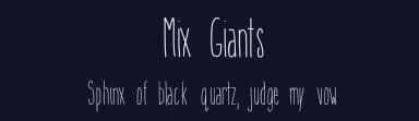 Mix Giants by Mix Fonts — Script Handwritten Font — thumbnail 2