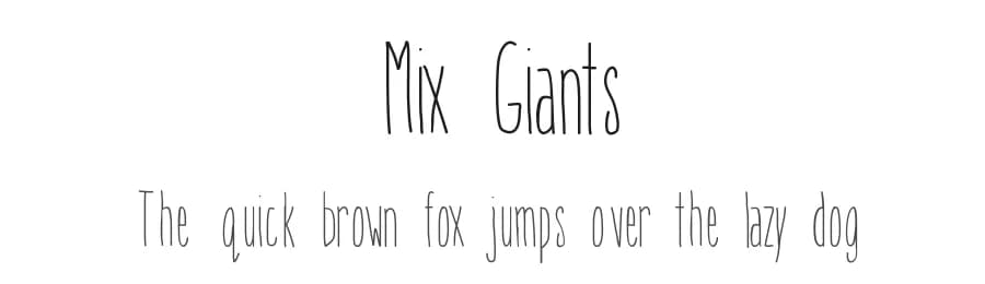 Mix Giants by Mix Fonts — Script Handwritten Font