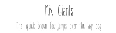 Mix Giants by Mix Fonts — Script Handwritten Font — thumbnail 1