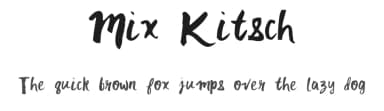 Mix Kitsch by Mix Fonts — Script Handwritten Font — thumbnail 1