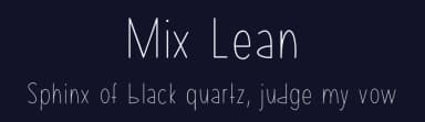 Mix Lean by Mix Fonts — Script Handwritten Font — thumbnail 2