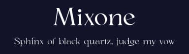 Mixone by Penatic Studio — Serif Font — thumbnail 2