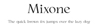 Mixone by Penatic Studio — Serif Font — thumbnail 1