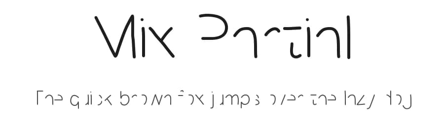 Mix Partial by Mix Fonts — Script Handwritten Font