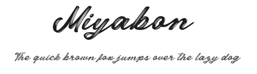 Miyabon by StringLabs Creative Studio — Script Handwritten Font
