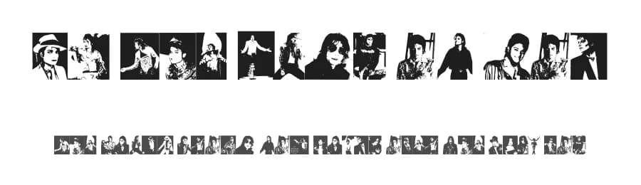 MJ The King of Pop by Chanaka Liyanage — Dingbats Font