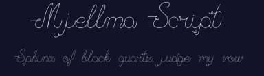 Mjellma Script by Mjellma Goranci Firzi — Script Handwritten Font — thumbnail 2