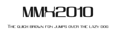 MMX2010 by Peter Wiegel — Sans Serif Font — thumbnail 1