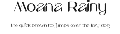 Moana Rainy by VinType — Sans Serif Font — thumbnail 1