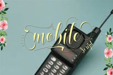 Mobile Font by Naqsya.Co — Script Handwritten Font — thumbnail 2