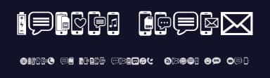 Mobile Icons by Vladimir Nikolic — Dingbats Font — thumbnail 2