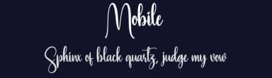 Mobile by Scratchones — Script Handwritten Font — thumbnail 2