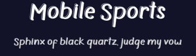 Mobile Sports by Katrin Studio — Script Handwritten Font — thumbnail 2