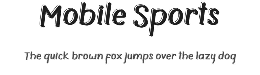 Mobile Sports by Katrin Studio — Script Handwritten Font