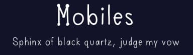Mobiles by Kylie Morris — Script Handwritten Font — thumbnail 2