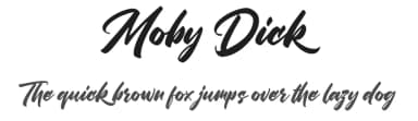 Moby Dick by Octotype  | Thomas Boucherie — Script Handwritten Font — thumbnail 1