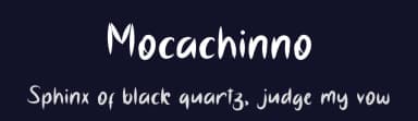 Mocachinno by Shiddiq Art — Script Handwritten Font — thumbnail 2