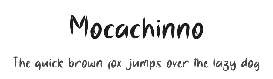 Mocachinno by Shiddiq Art — Script Handwritten Font — preview 1