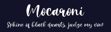 Mocaroni by Khurasan — Script Handwritten Font — thumbnail 2
