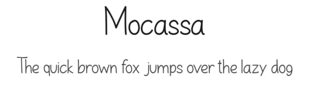 Mocassa by Achmad Yani — Script Handwritten Font