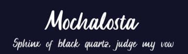Mochalosta by Almarkhatype — Script Handwritten Font — thumbnail 2