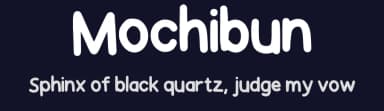 Mochibun by Mochi — Script Handwritten Font — thumbnail 2