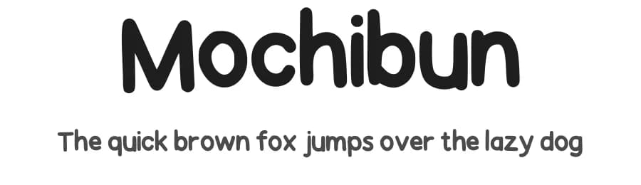 Mochibun by Mochi — Script Handwritten Font