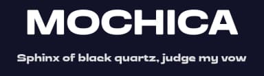 Mochica by Måns Grebäck — Sans Serif Font — thumbnail 2