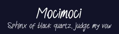 Mocimoci by DLetters.Std — Script Handwritten Font — thumbnail 2