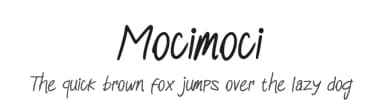 Mocimoci by DLetters.Std — Script Handwritten Font — thumbnail 1