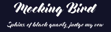 Mocking Bird by StereoType — Script Handwritten Font — thumbnail 2
