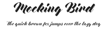 Mocking Bird by StereoType — Script Handwritten Font — thumbnail 1