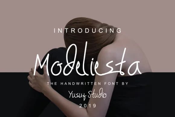 Modeliesta Font by hidayart94 — Script Handwritten Font