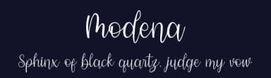 Modena by Alpaprana Studio — Script Handwritten Font — thumbnail 2