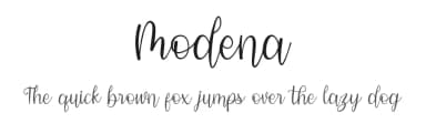 Modena by Alpaprana Studio — Script Handwritten Font — thumbnail 1