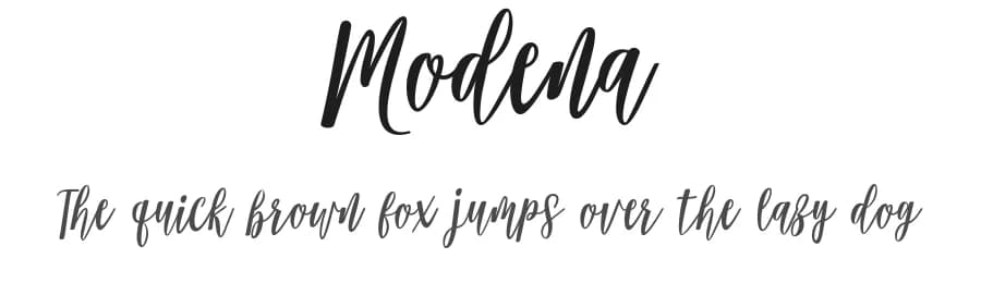Modena by Malindo Creative — Script Handwritten Font