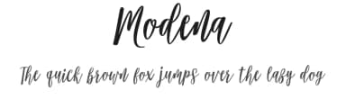 Modena by Malindo Creative — Script Handwritten Font — thumbnail 1