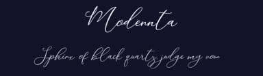 Modennta by Ink creative — Script Handwritten Font — thumbnail 2